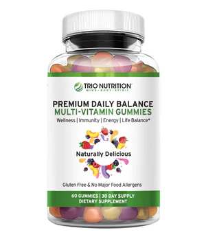 Premium Delicious Multivitamin Gummies with Zinc by Trio Nutrition