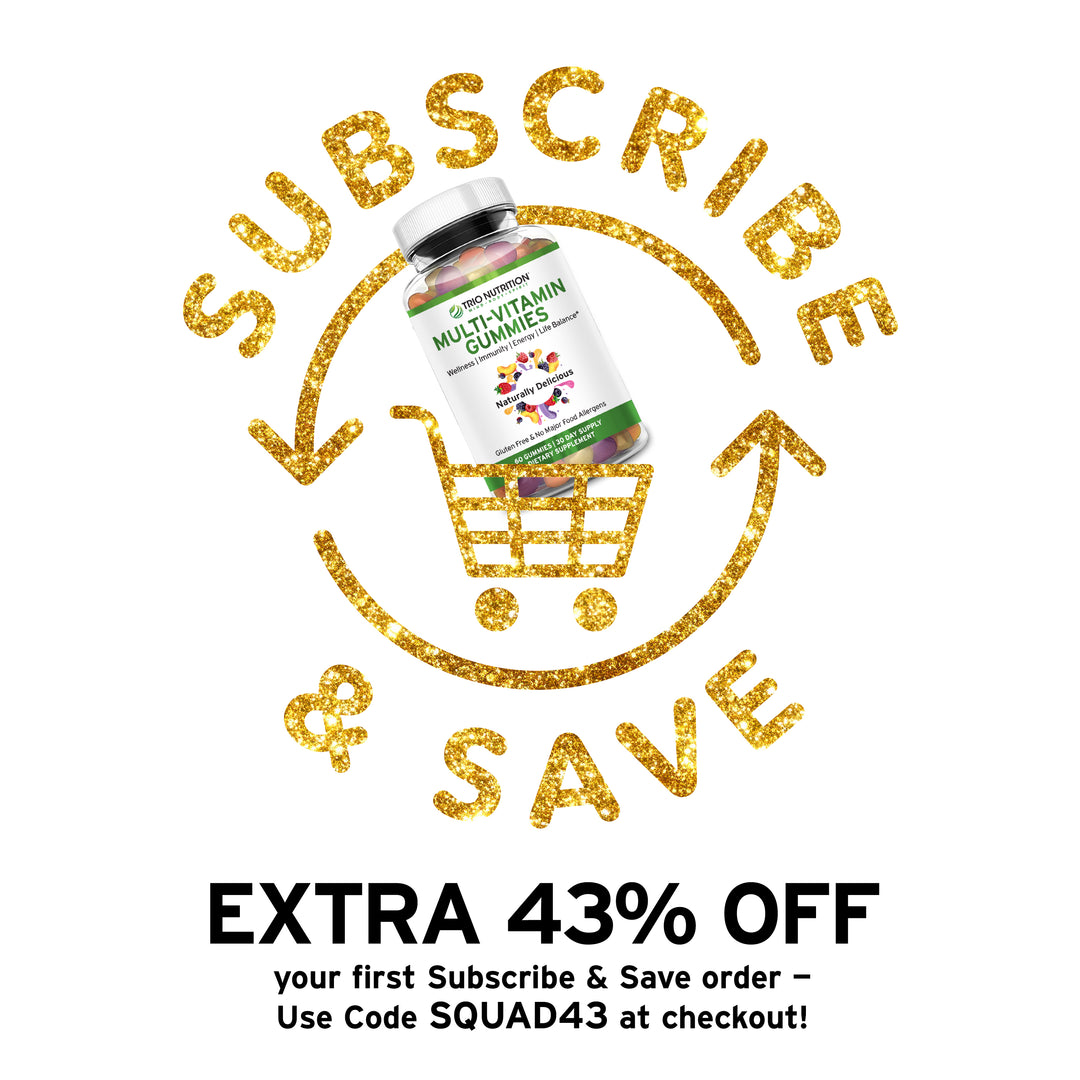 Premium Delicious Multivitamin Gummies with Zinc by Trio Nutrition