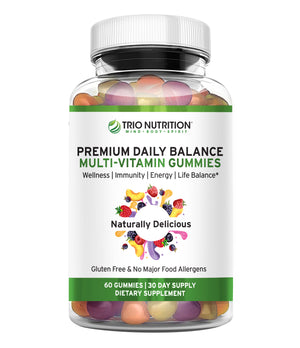 Delicious Premium Daily Balance Multivitamin Gummies with Zinc | Trio Nutrition Premium Gummies