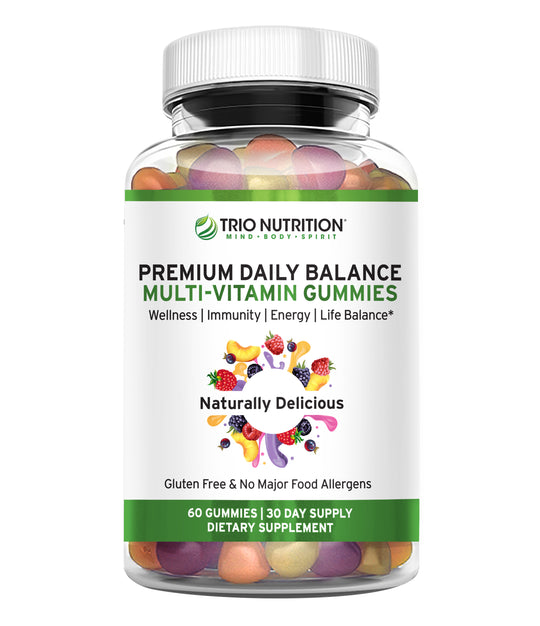 Delicious Premium Daily Balance Multivitamin Gummies with Zinc | Trio Nutrition Premium Gummies