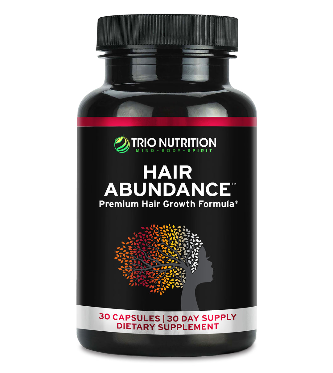 Hair Supplement | Biotin MCG 10000 | Eyelashes | Hair Abundance by Trio Nutrition