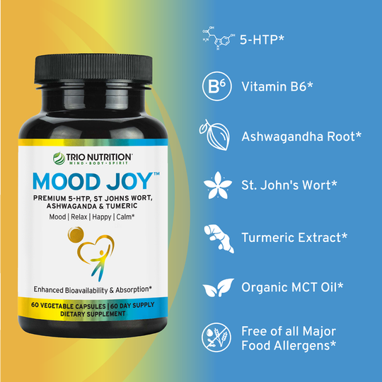 Happy Positive Mood Pills | World Famous Mood Joy Happiness Pills | Trio Nutrition