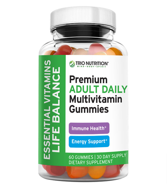 Adult Multivitamin Gummies with Zinc  | Trio Nutrition Premium Gummies