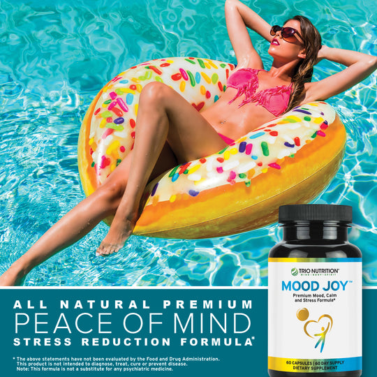 Calm your mood, relax, anti-stress all natural supplement or capsule