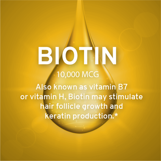 Hair Supplement | Biotin MCG 10000 | Eyelashes | Hair Abundance by Trio Nutrition