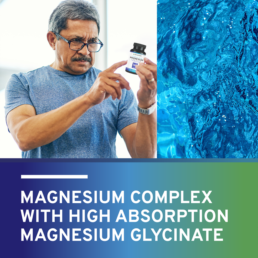 Magnesium Complex | Magnesium Glycinate & Vitamin B6 by Trio Nutrition