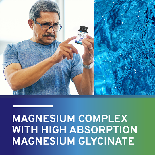 Magnesium Complex | Magnesium Glycinate & Vitamin B6 by Trio Nutrition